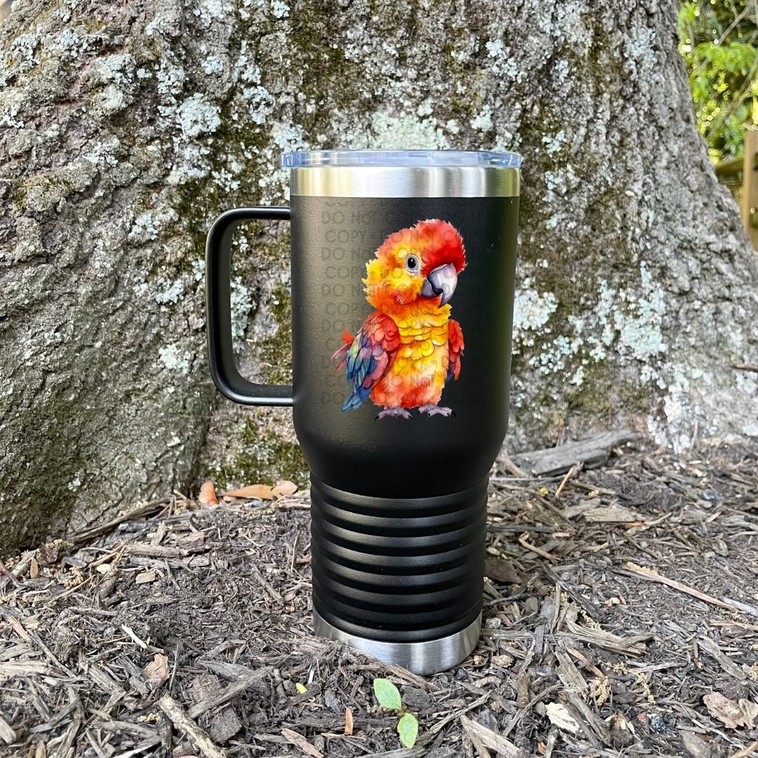 Baby Macaw - UV DTF Decal