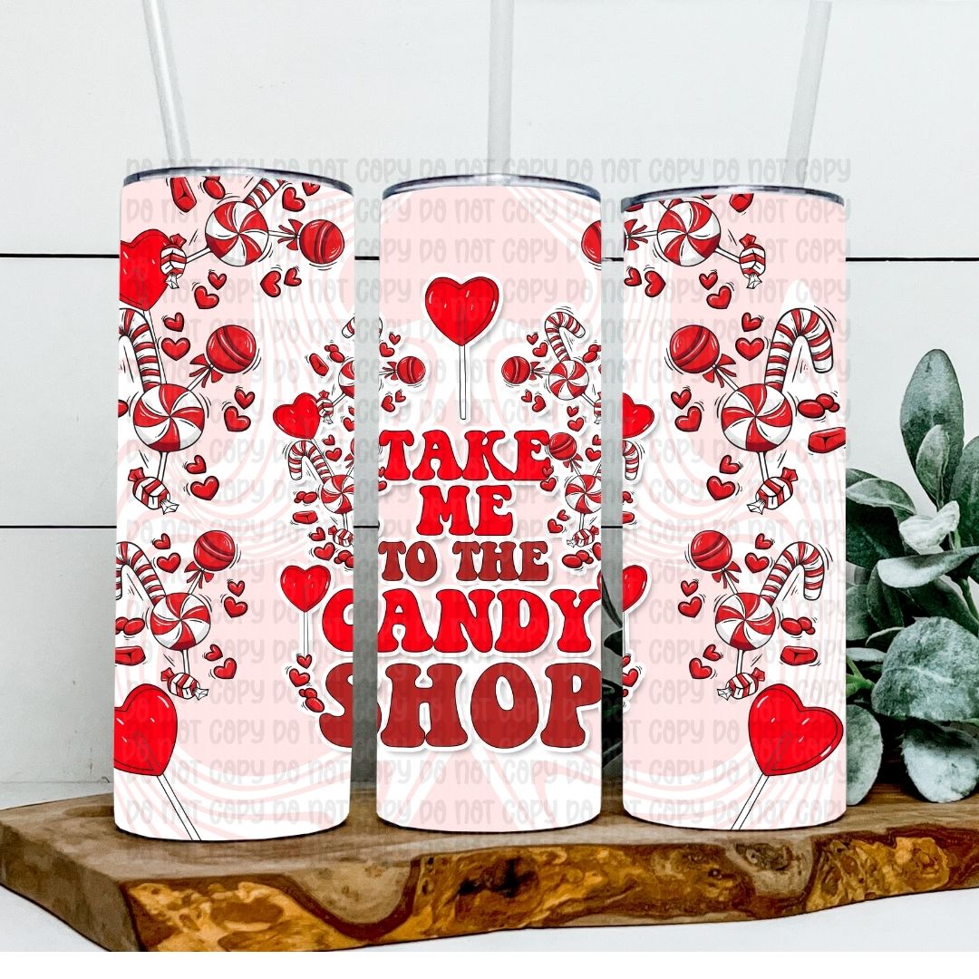 Candy Shop - Sublimation 20oz Tapered or Straight Wrap