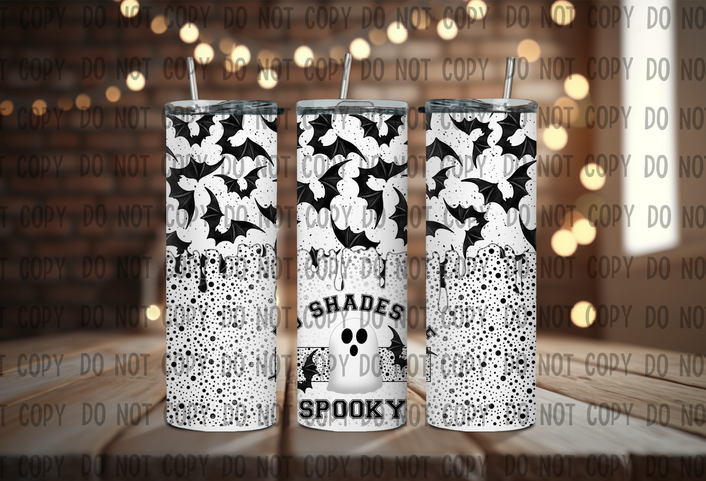 Fifty shades of spooky - Sublimation 20oz Straight Wrap