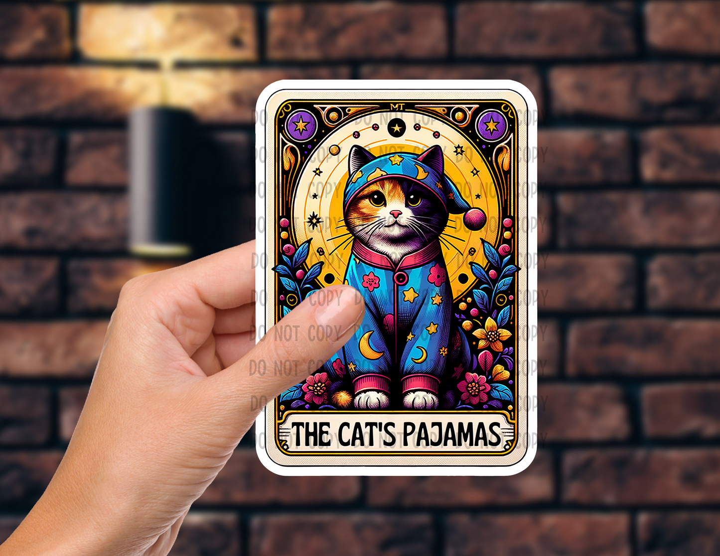 The cats pajamas - Vinyl Sticker