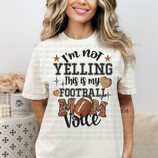 Football Mom Voice - DTF