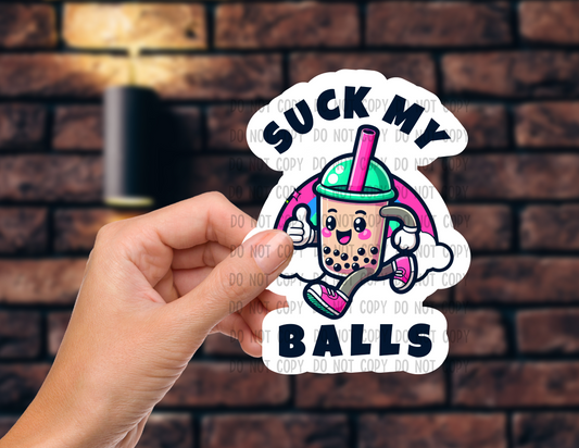 Suck my balls - Vinyl Sticker