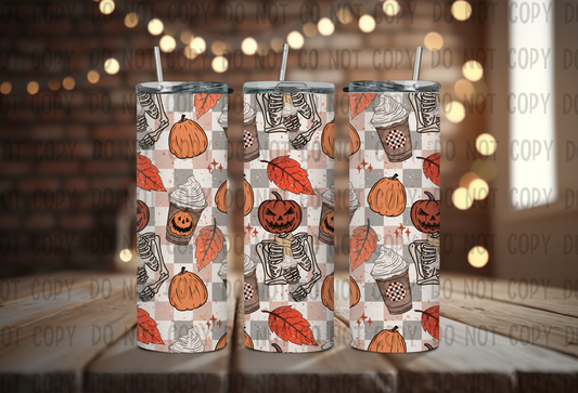 Pumpkin spice - Sublimation 20oz Straight Wrap