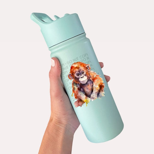 Baby Orangutang  - UV DTF Decal