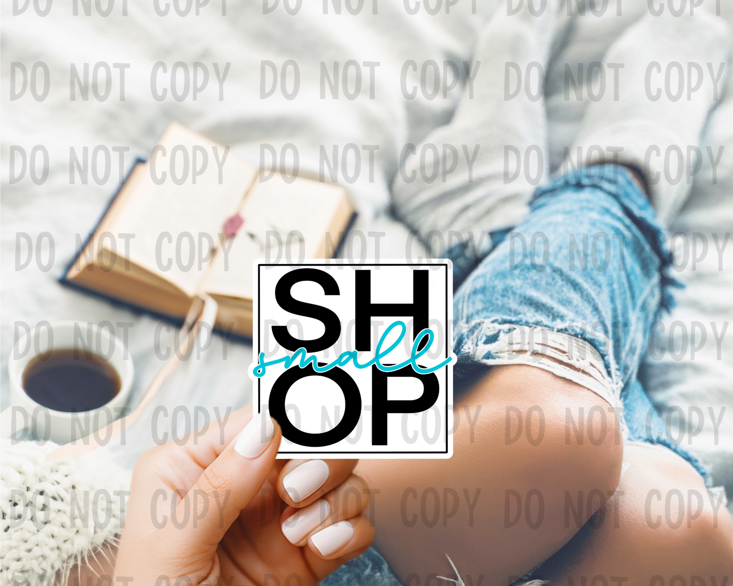 Shop small - Vinyl Sticker