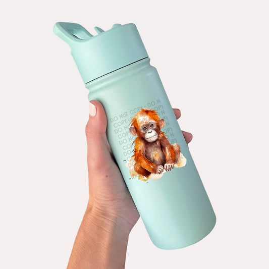 Baby Orangutang  - UV DTF Decal