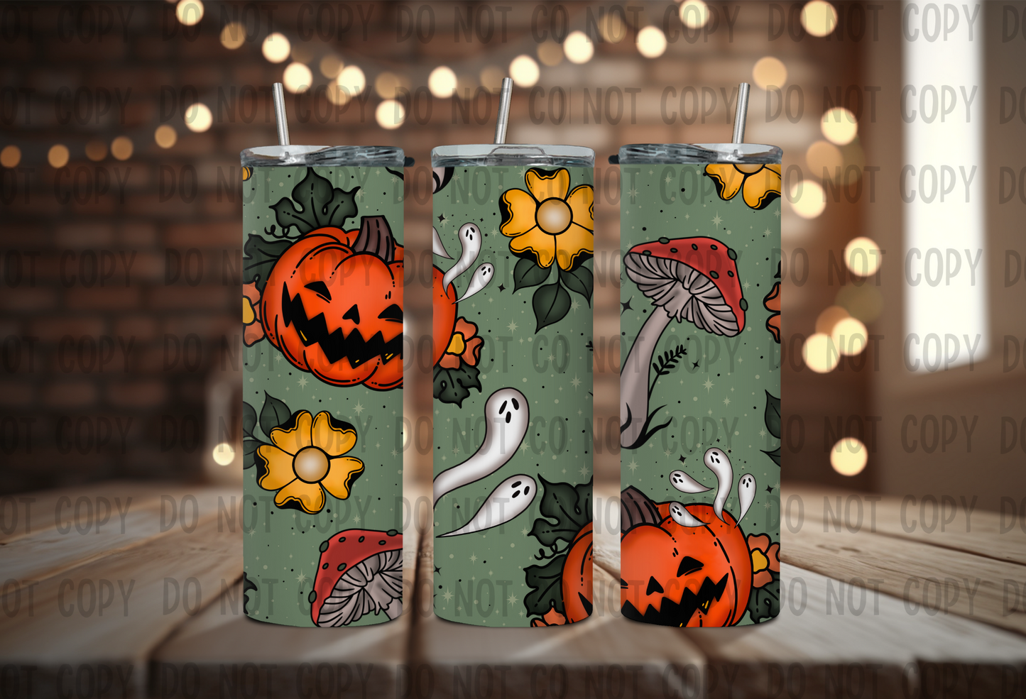 Pumpkin things - Sublimation 20oz Straight Wrap