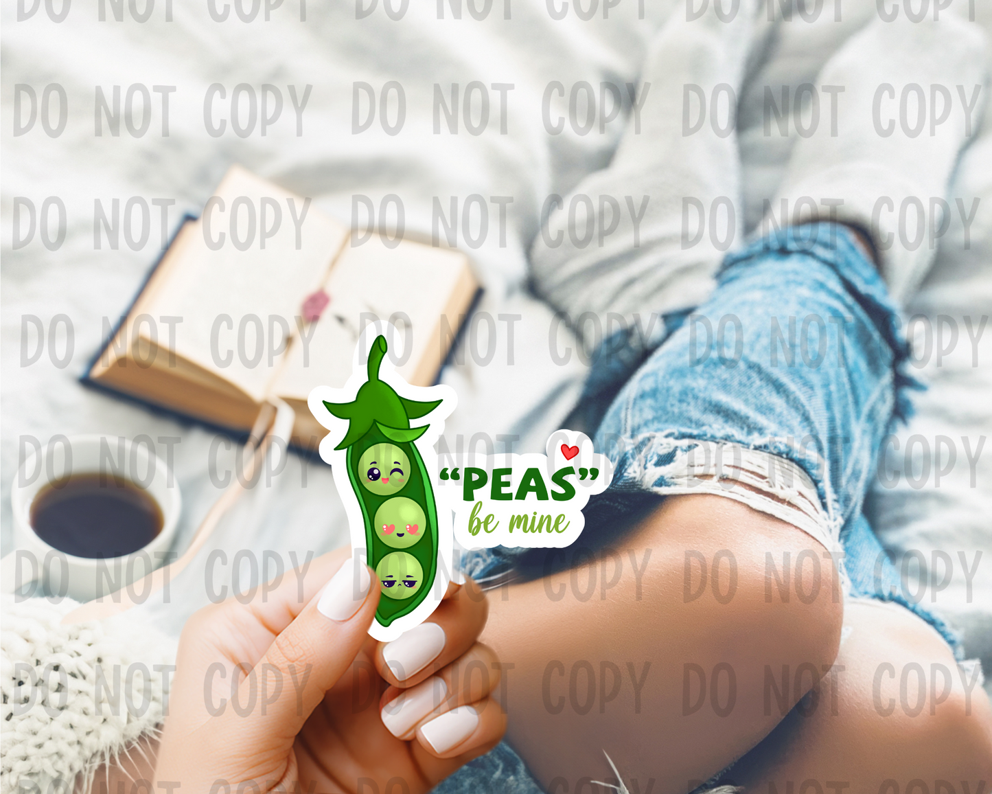 Peas be mine - Vinyl Sticker