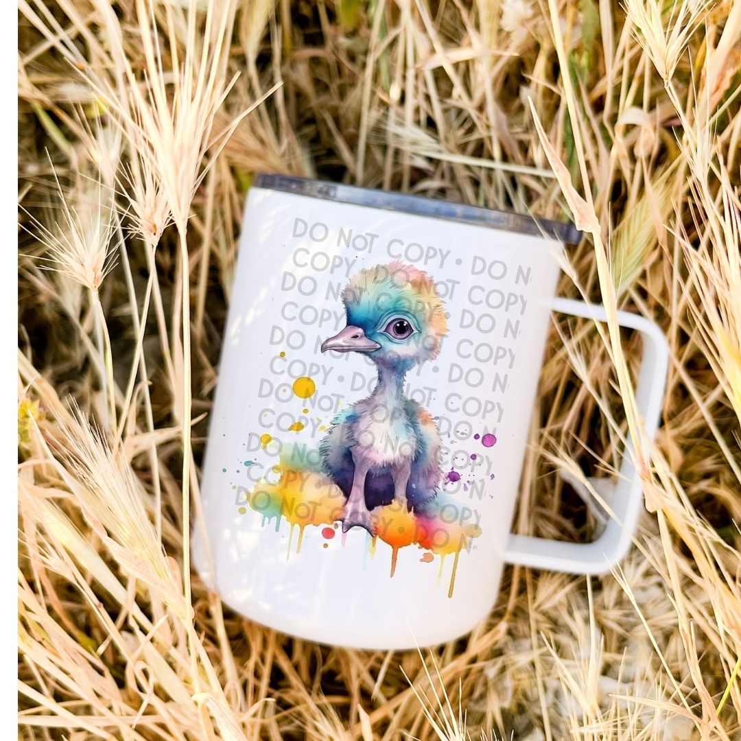 Baby Ostrich - UV DTF Decal