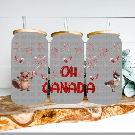 Oh Canada Wrap 16oz - UV DTF