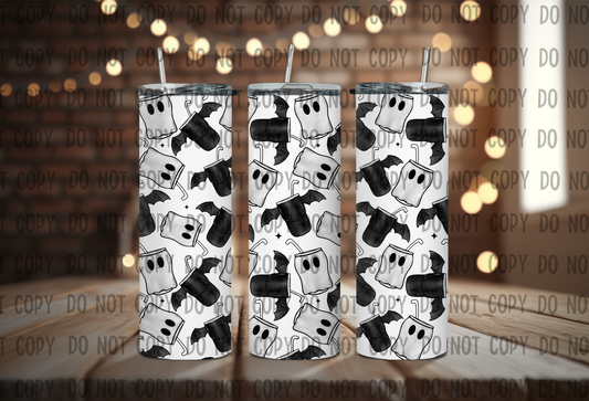 Here for the booze - Sublimation 20oz Straight Wrap