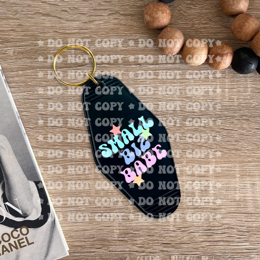 Small Biz Babe - UV DTF Keychain Decal