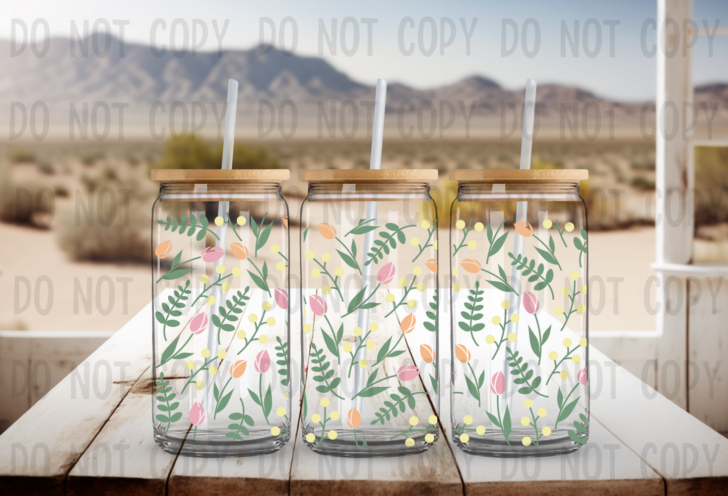 In Bloom- Vinyl Libbey Wrap