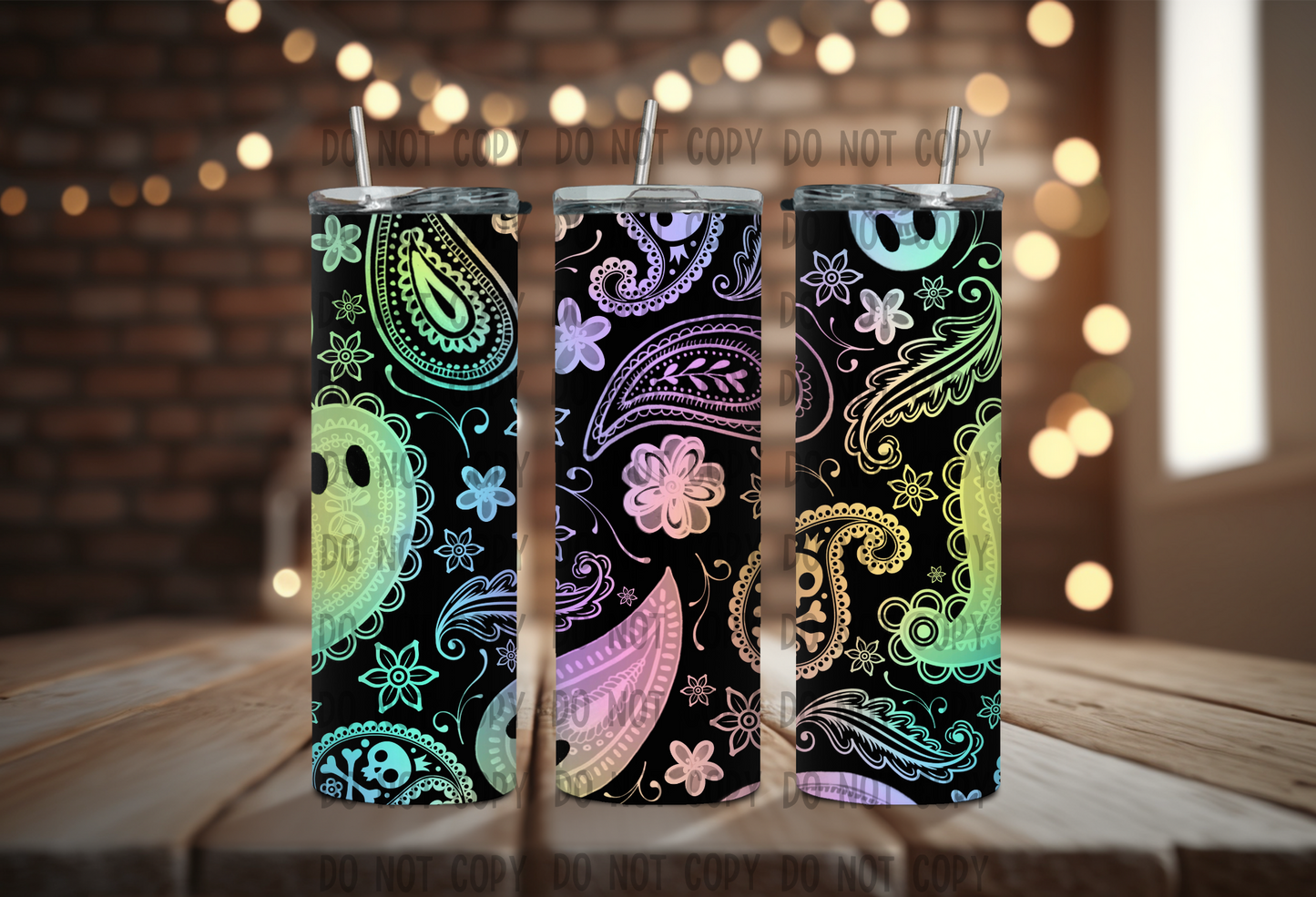 Ghosties - Sublimation 20oz Straight Wrap