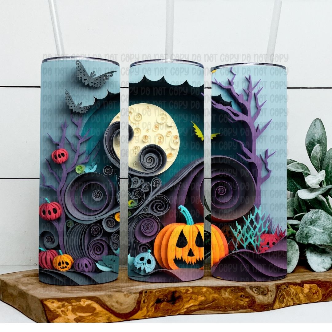 Halloween - Sublimation 20oz Tapered or Straight Wrap