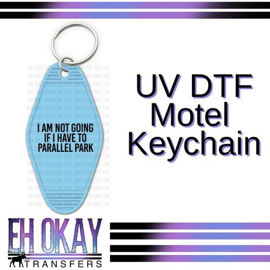 Parallel Park - UV DTF Keychain Decal