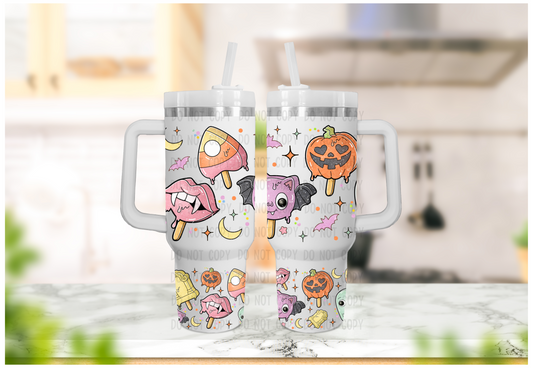 Halloween Popsicles - 40oz  UV DTF Wrap