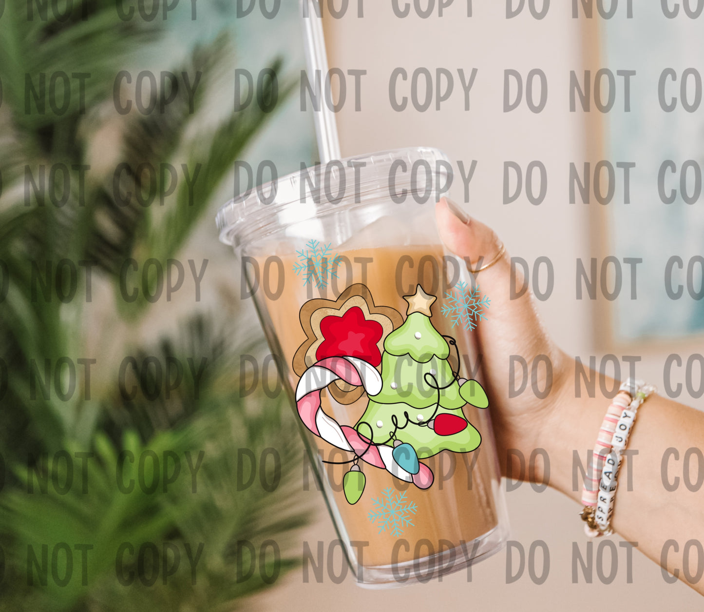 CUTE CHRISTMAS TREE - UV DTF Decal