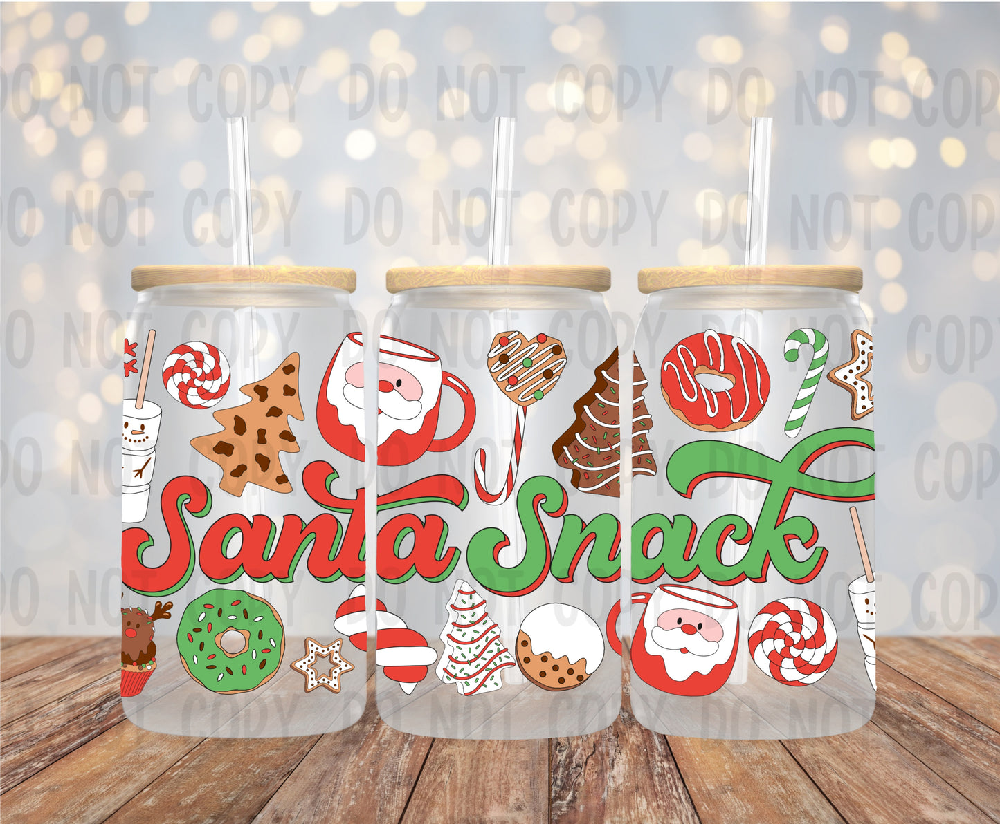 Santa Snacks - UV DTF