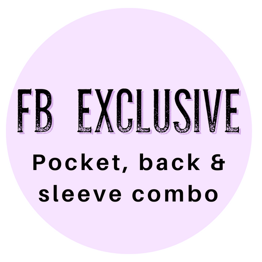 FB Exclusive Back, Pocket and sleeve combo - DTF