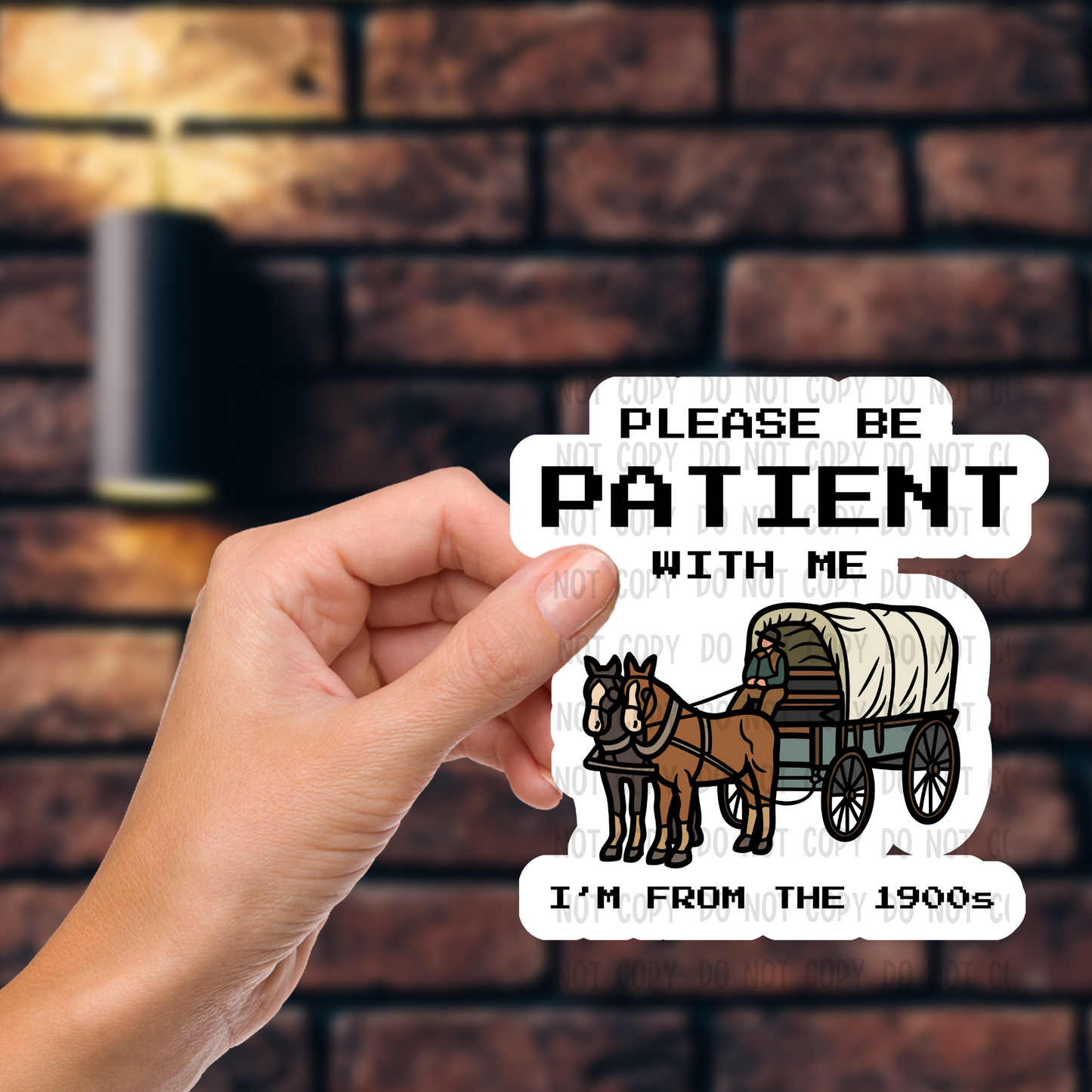 Be patient - Vinyl Sticker