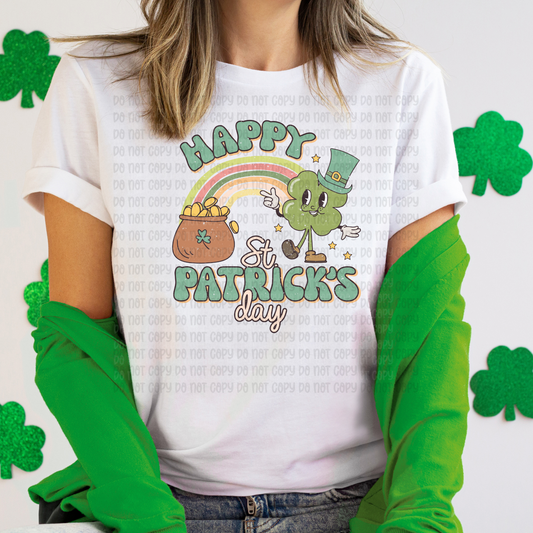 Happy St Patrick's Day distressed - DTF