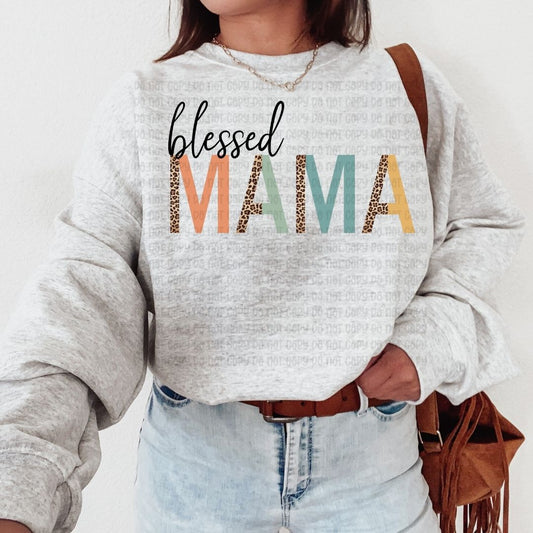 Blessed Mama Leopard - DTF