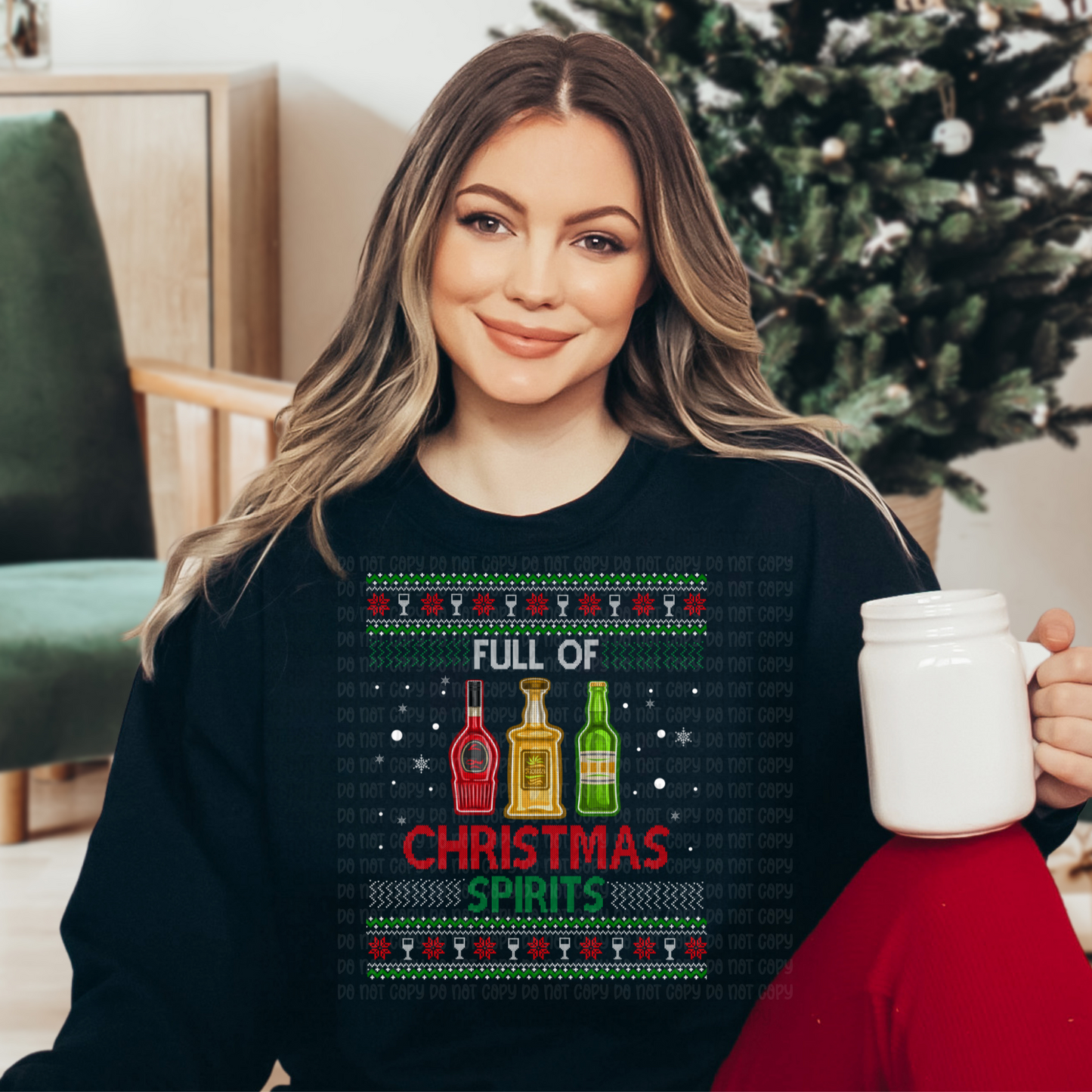 Full of Christmas Spirit - DTF