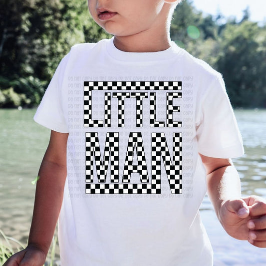Little Man Checkered - DTF