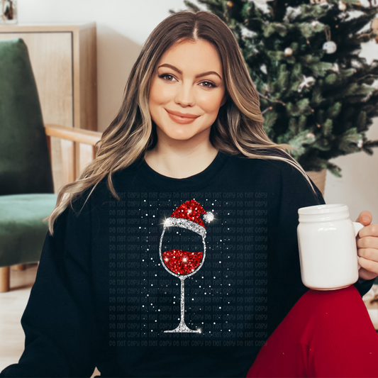 Christmas wine - DTF