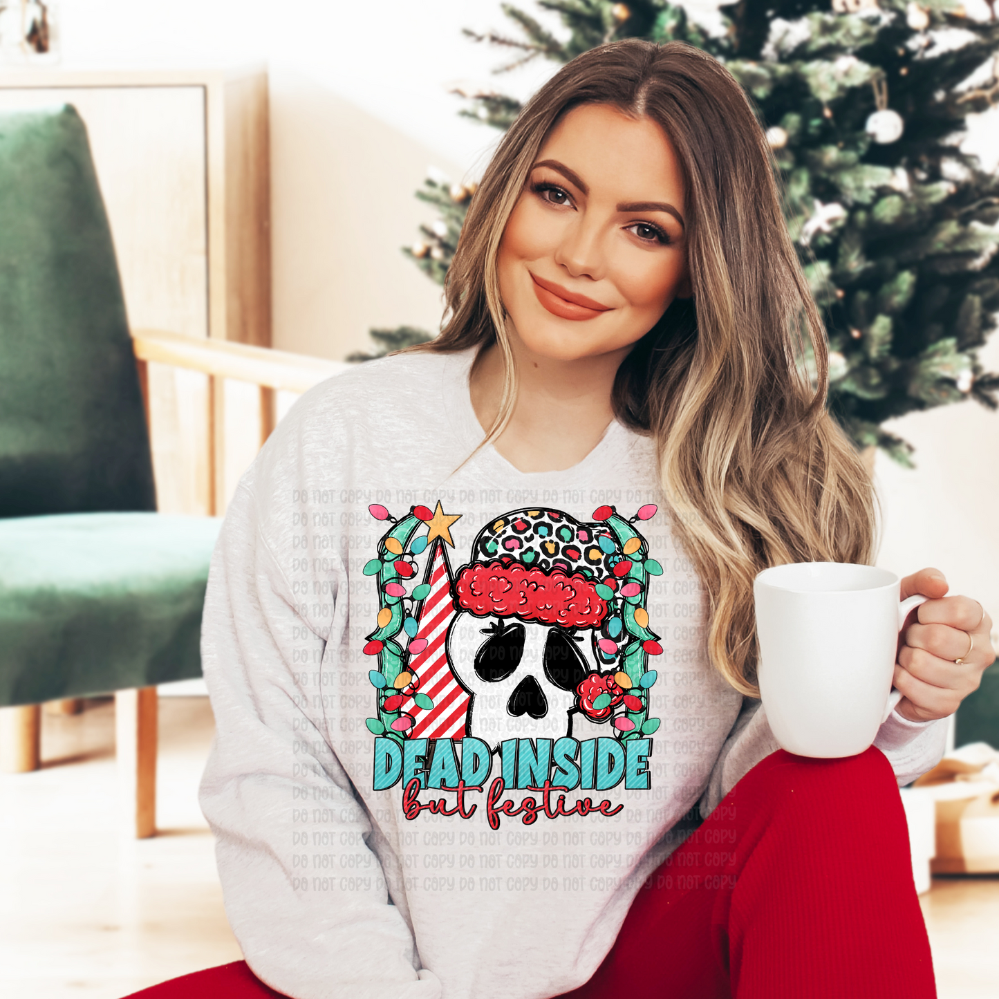 Dead inside but festive - DTF