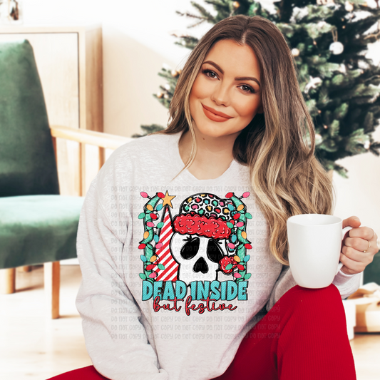 Dead inside but festive - DTF