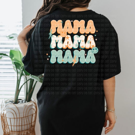 Retro Mama Stacked - DTF