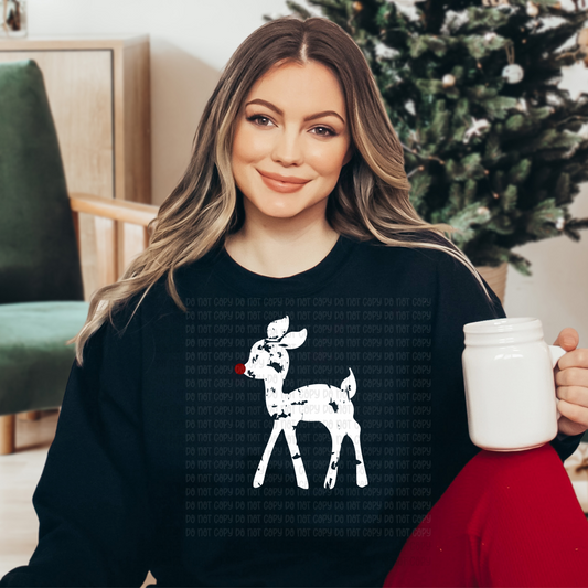 distressed reindeer -DTF