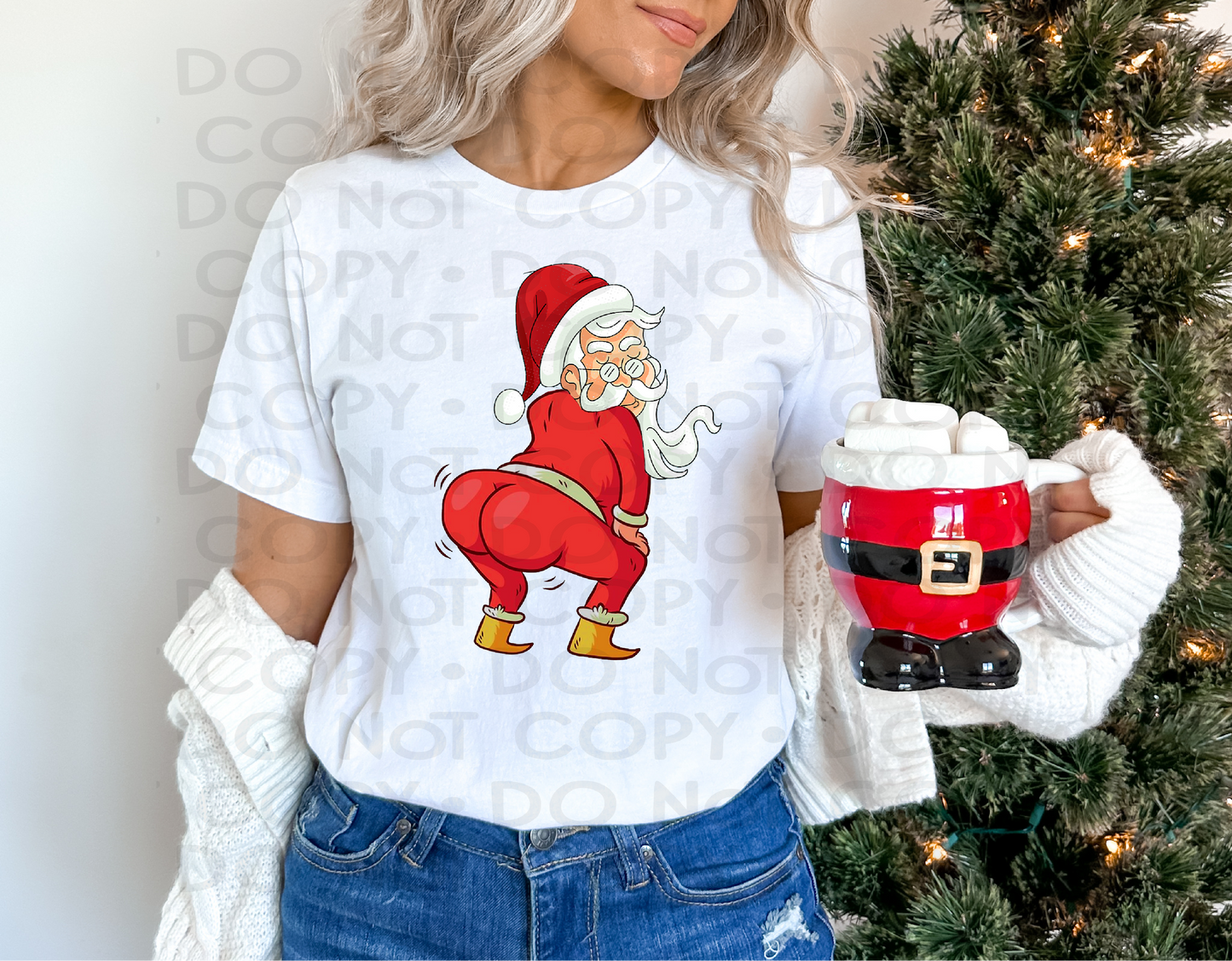 Santa butt - DTF