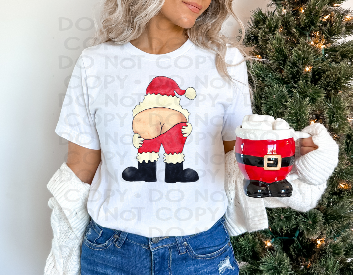 Santa butt - DTF