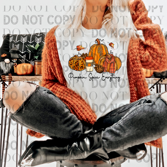 Pumpkin spice everything - DTF