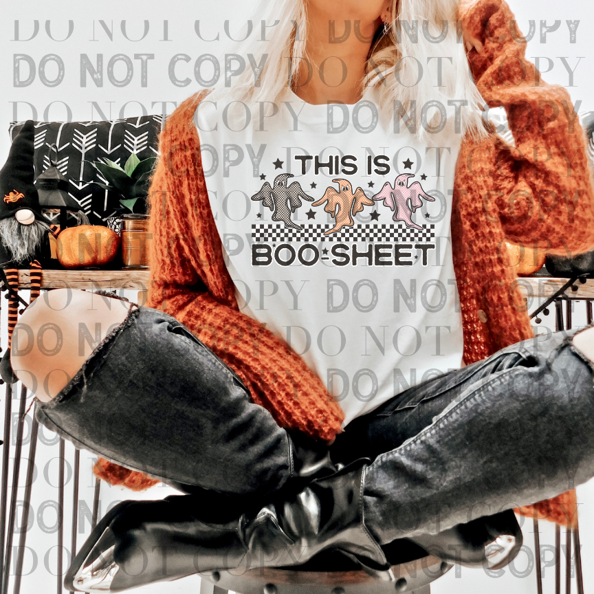 Boo Eh This is boo sheet - DTF – Eh Okay Transfers