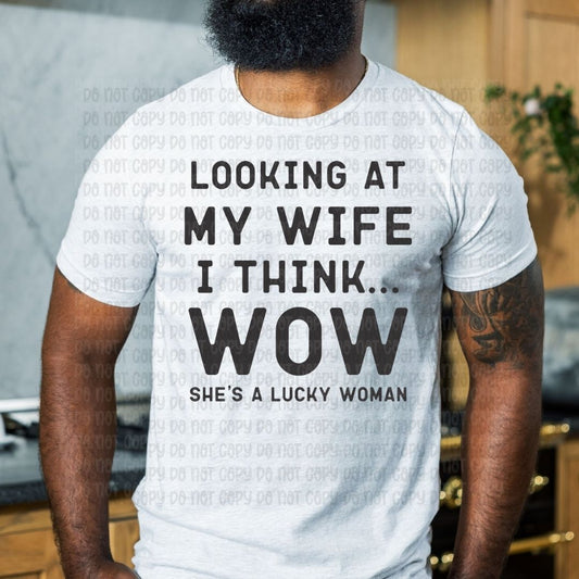 Looking at my wife - DTF