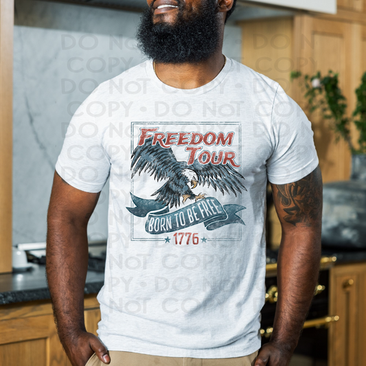 Freedom tour distressed - DTF