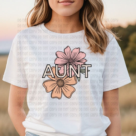 Aunt Flowers - DTF