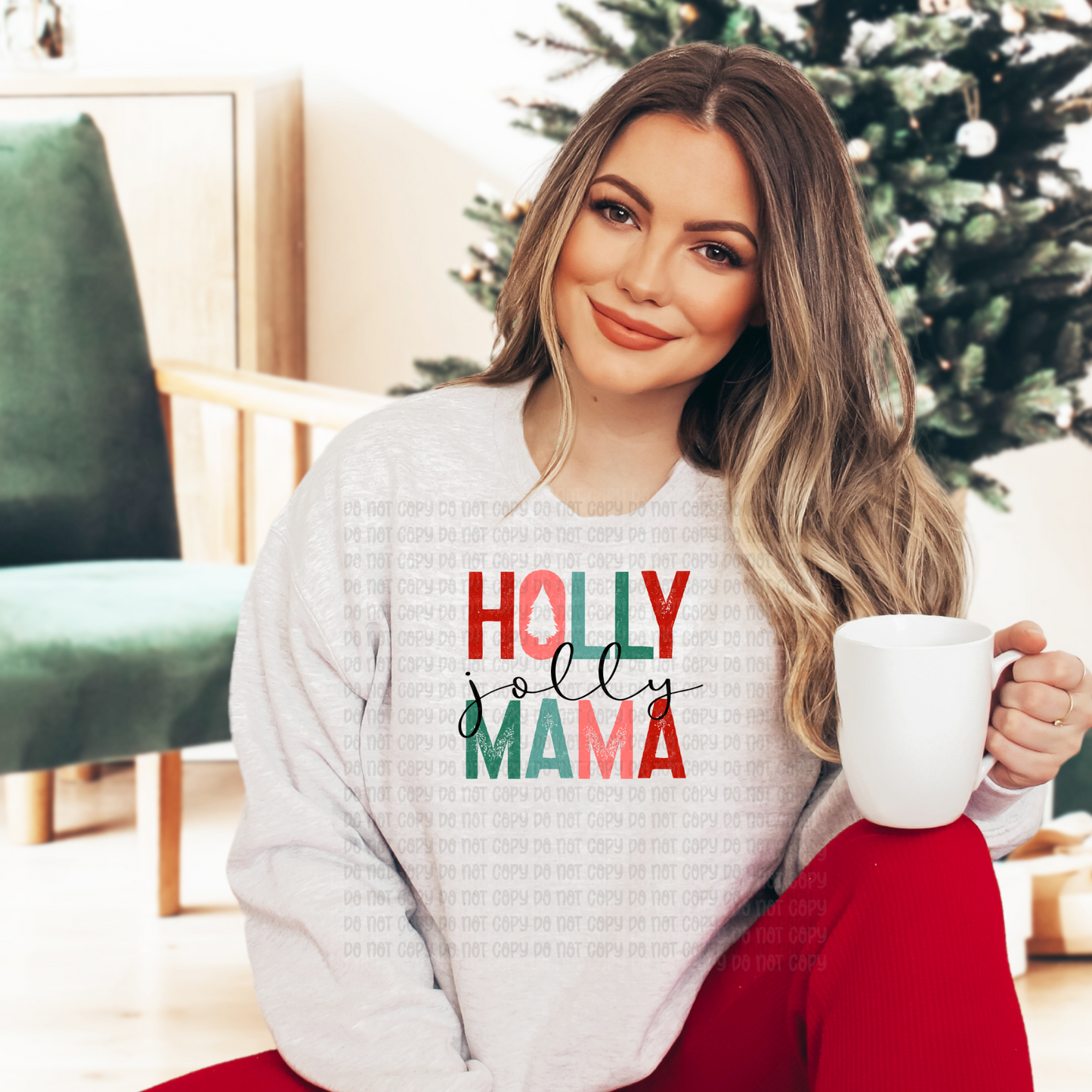 Holly Jolly mama - DTF