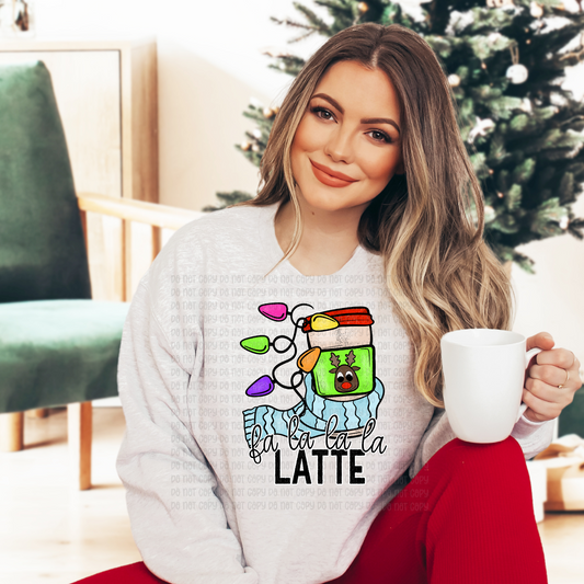 Fa la la la latte - DTF