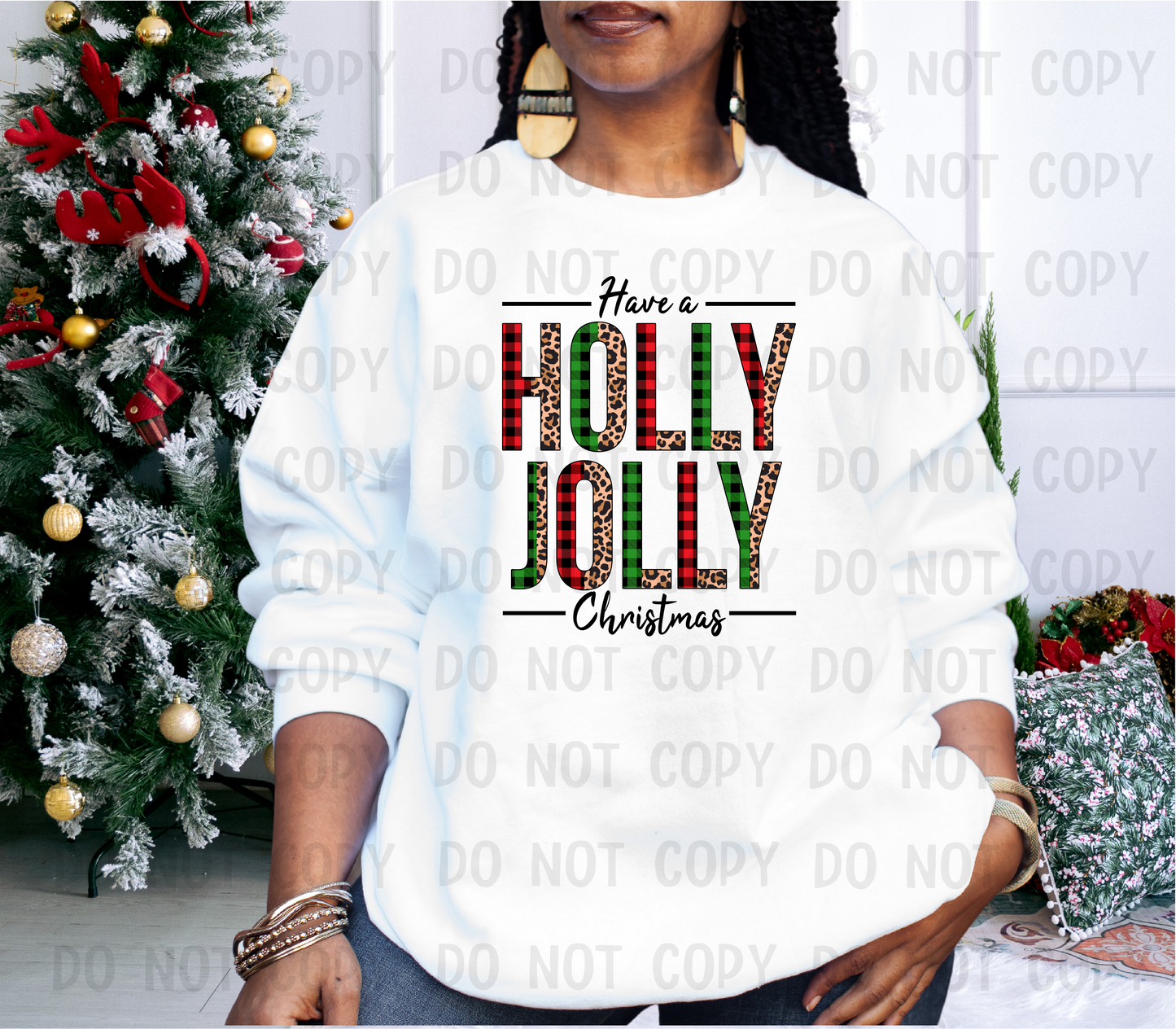 Have a holly jolly Christmas - DTF