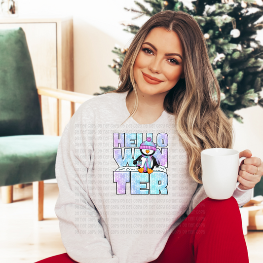 Hello winter - DTF