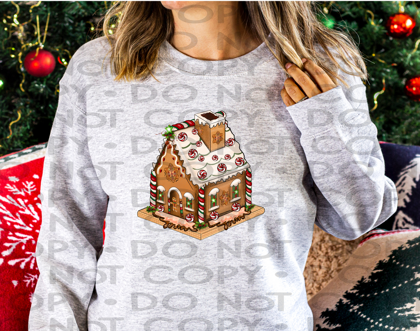 Gingerbread house - DTF