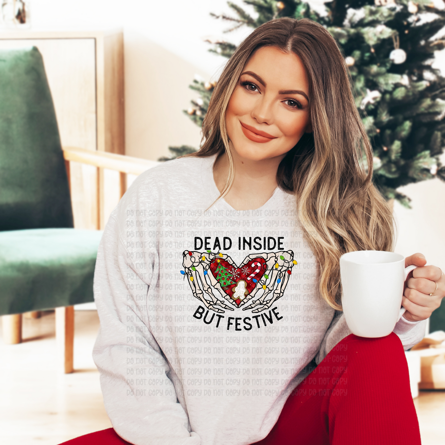 Dead inside but festive - DTF