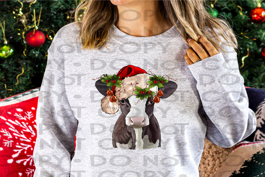 Christmas Cow - DTF