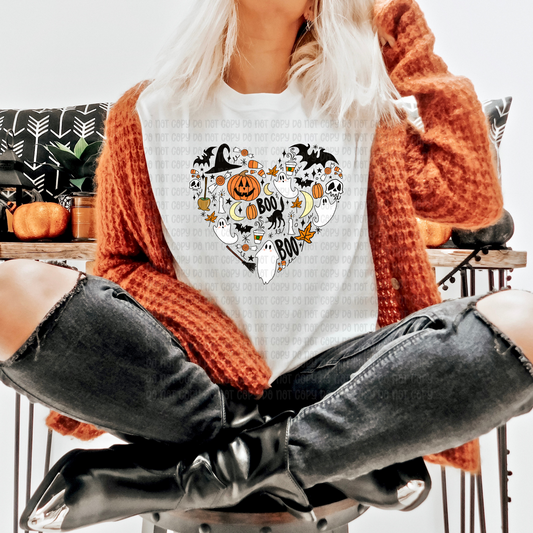 Halloween heart - DTF