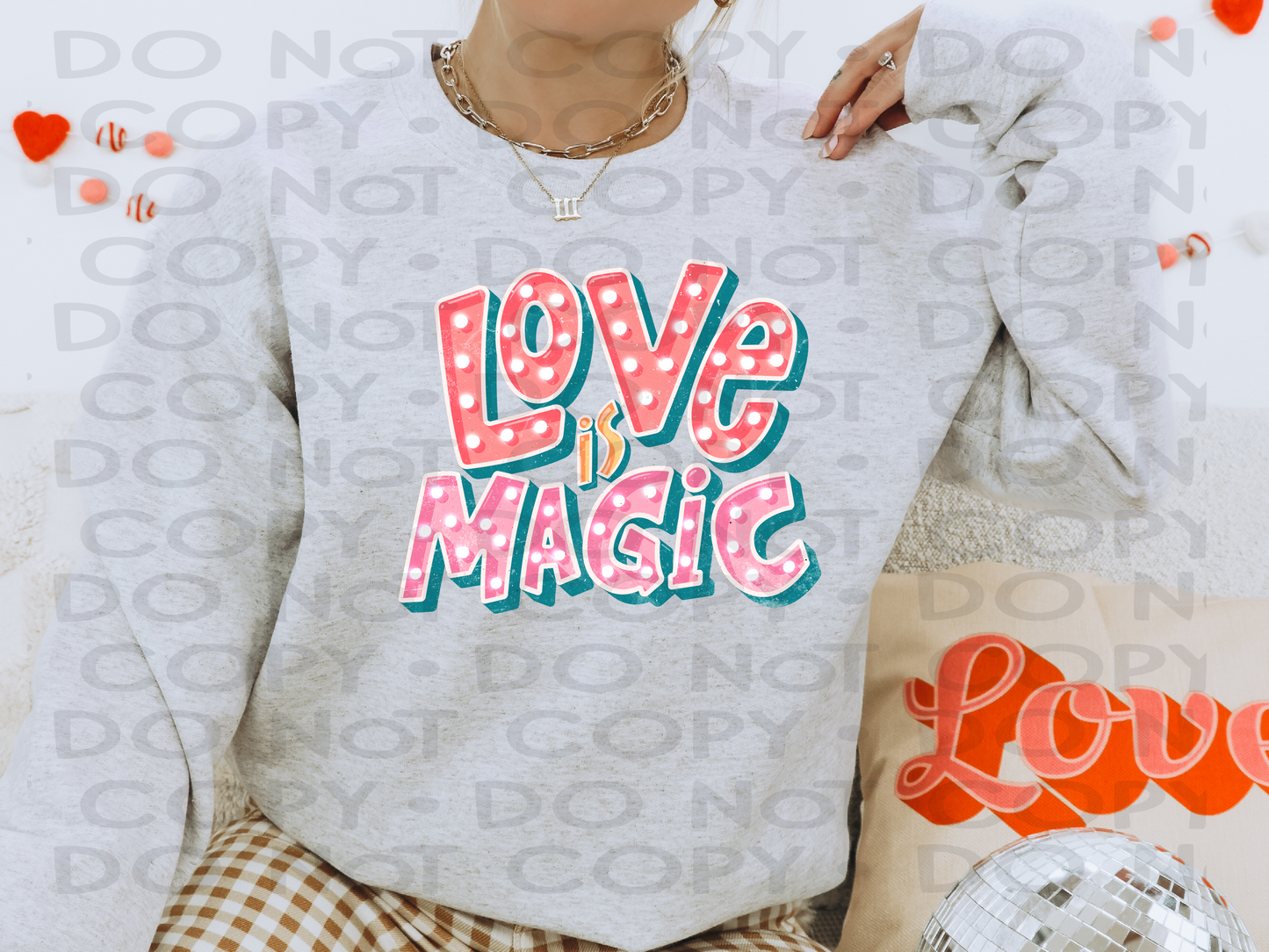 Love is Magic Distressed - DTF